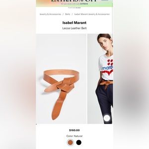 Isabel Marant Lecce belt
